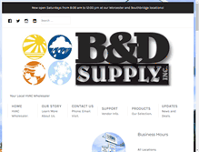 Tablet Screenshot of bd-supply.com